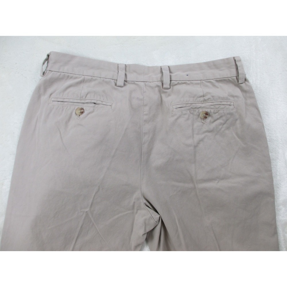 Vineyard Vines Pants Mens 32‎ Brown Khaki Chino Slim Fit Breaker HEMMED 32X29* - Picture 4 of 12